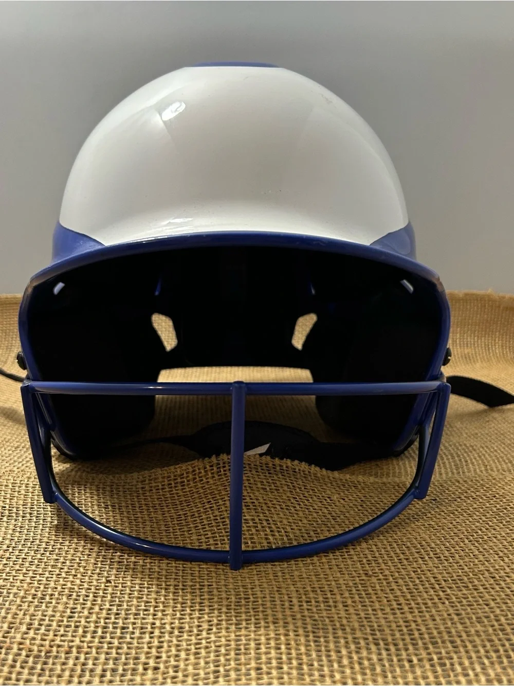 RIP-IT Softball Blue and White Batting Helmet S/M 6 6 7/8
